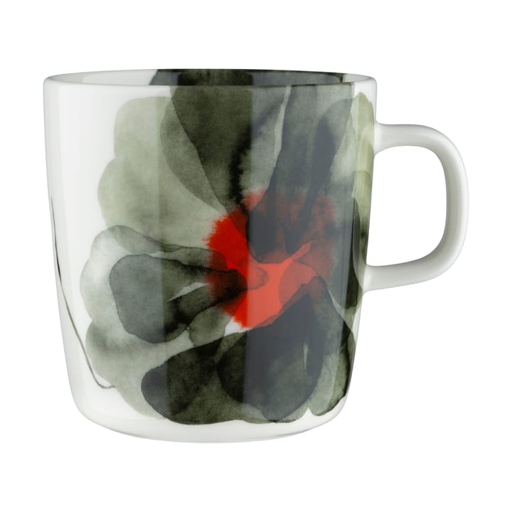 Valssi krus 40 cl - White-forest green-tomato red - Marimekko