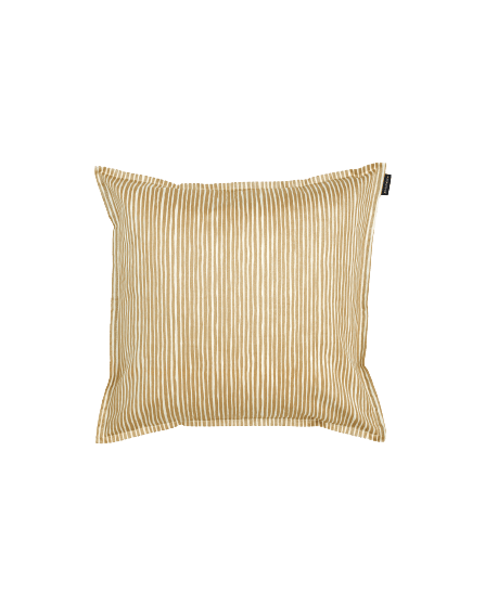 Varvunraita putetrekk 40x40 cm, Gold Marimekko