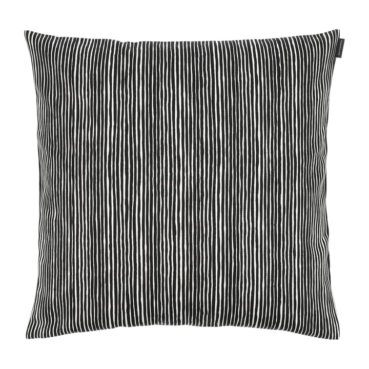 Varvunraita putetrekk, svart-hvit Marimekko