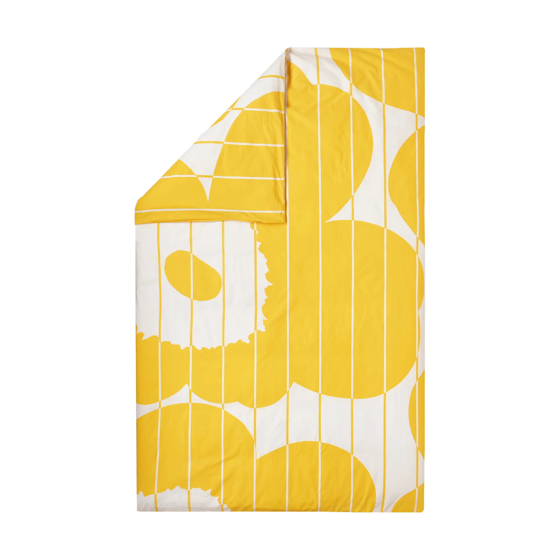 Vesi Unikko dynetrekk 150x210 cm, Spring yellow-ecru Marimekko