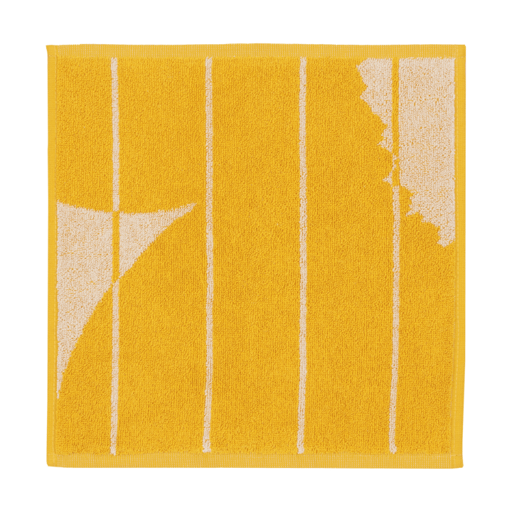 Vesi Unikko Mini håndkle 30x30 cm - Spring yellow-ecru - Marimekko