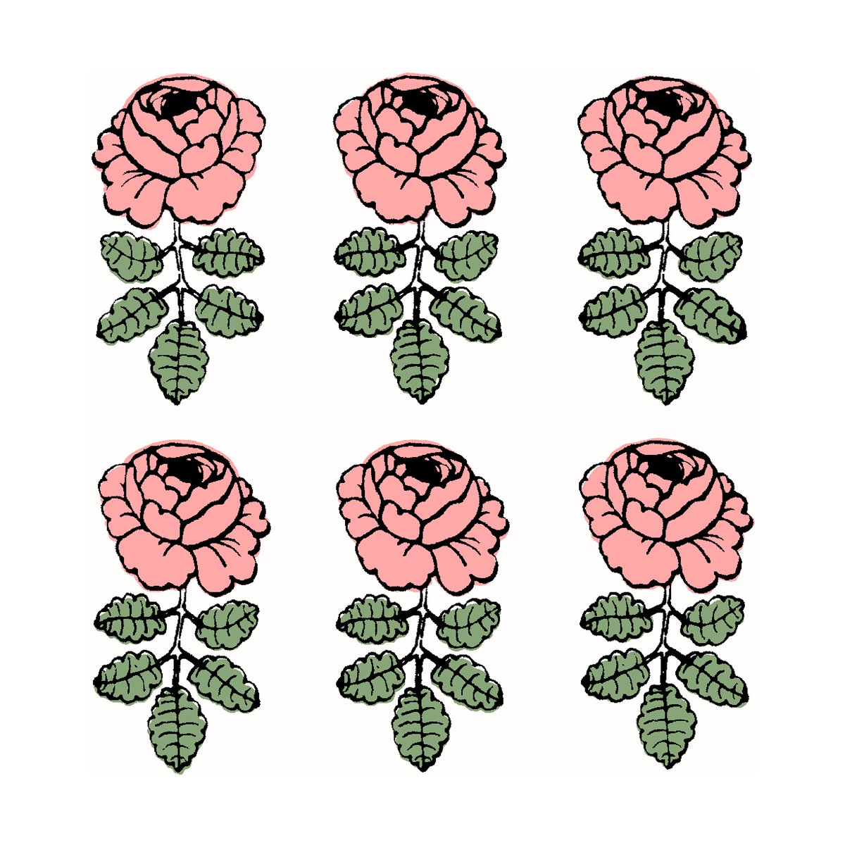 Marimekko Vihkiruusu serviett 33 x 33 cm 20-pk Rose