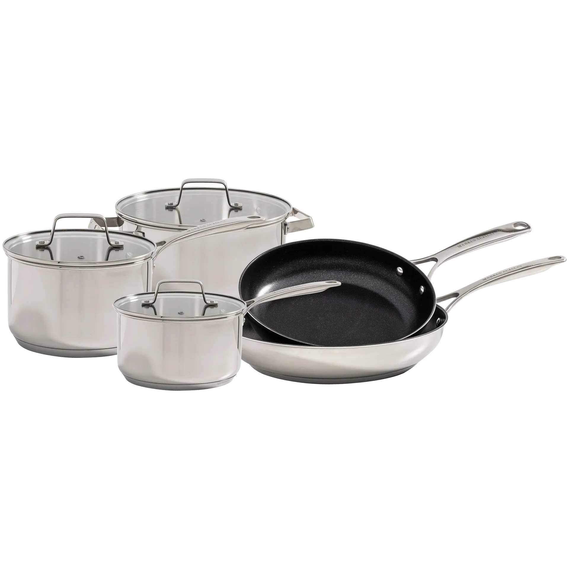 Markus Classic gryte- og kasserollesett, 8 deler Markus Aujalay