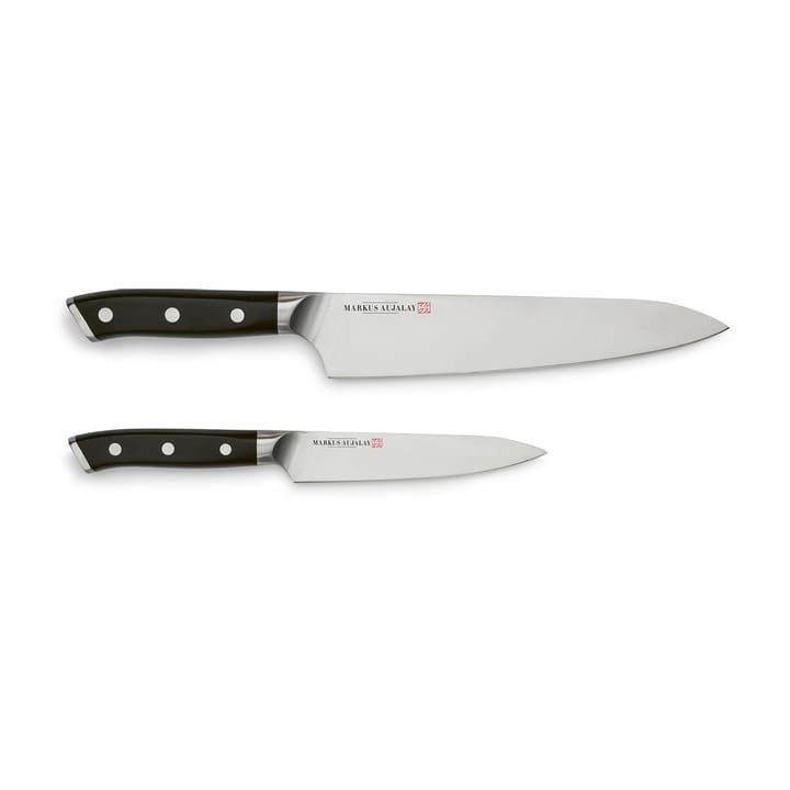 Markus Classic japansk knivsett - Kokkekniv og skrellekniv - Markus Aujalay
