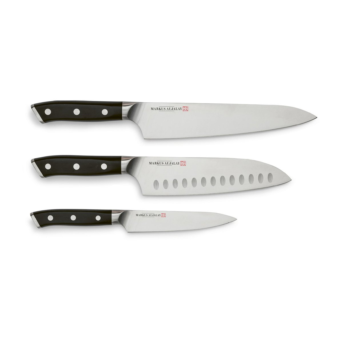 Markus Aujalay Markus Classic knivsett 3 deler | Skandinavisk Design | Knivsett | Sølv