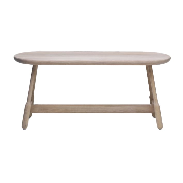 Massproductions Albert benk 160 cm Hvitoljet eik | Skandinavisk Design | Benker | Hvit