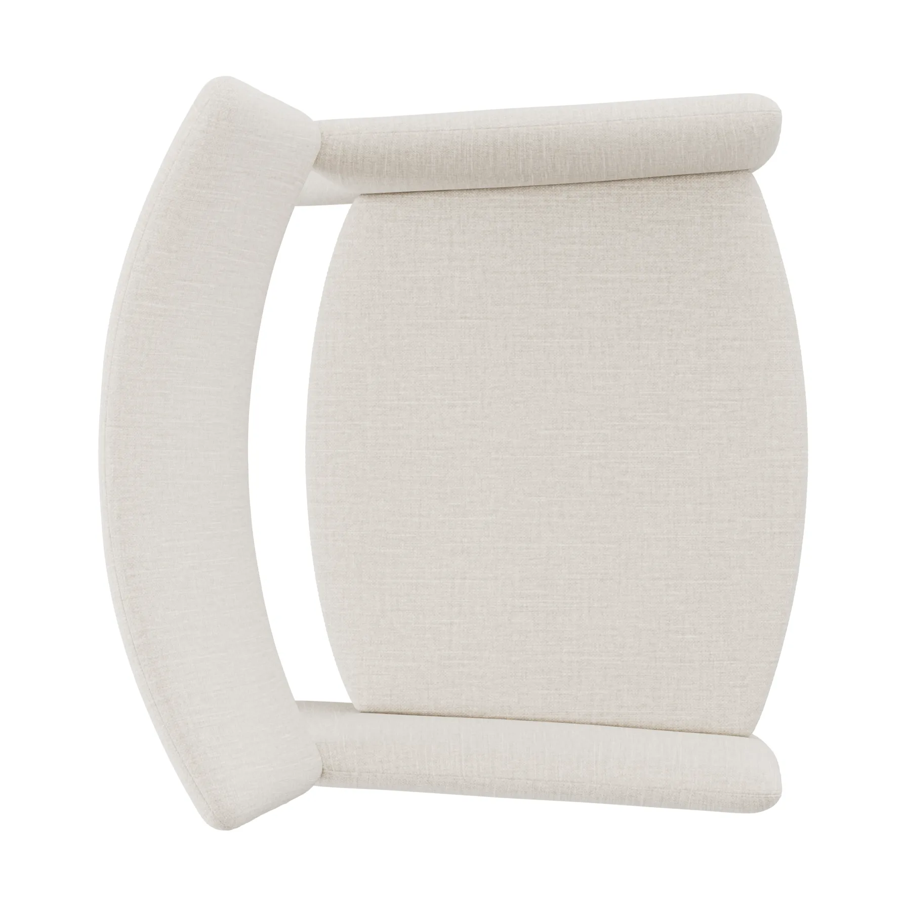 Crown Easy Chair lenestol, Linara 05 Porridge Massproductions