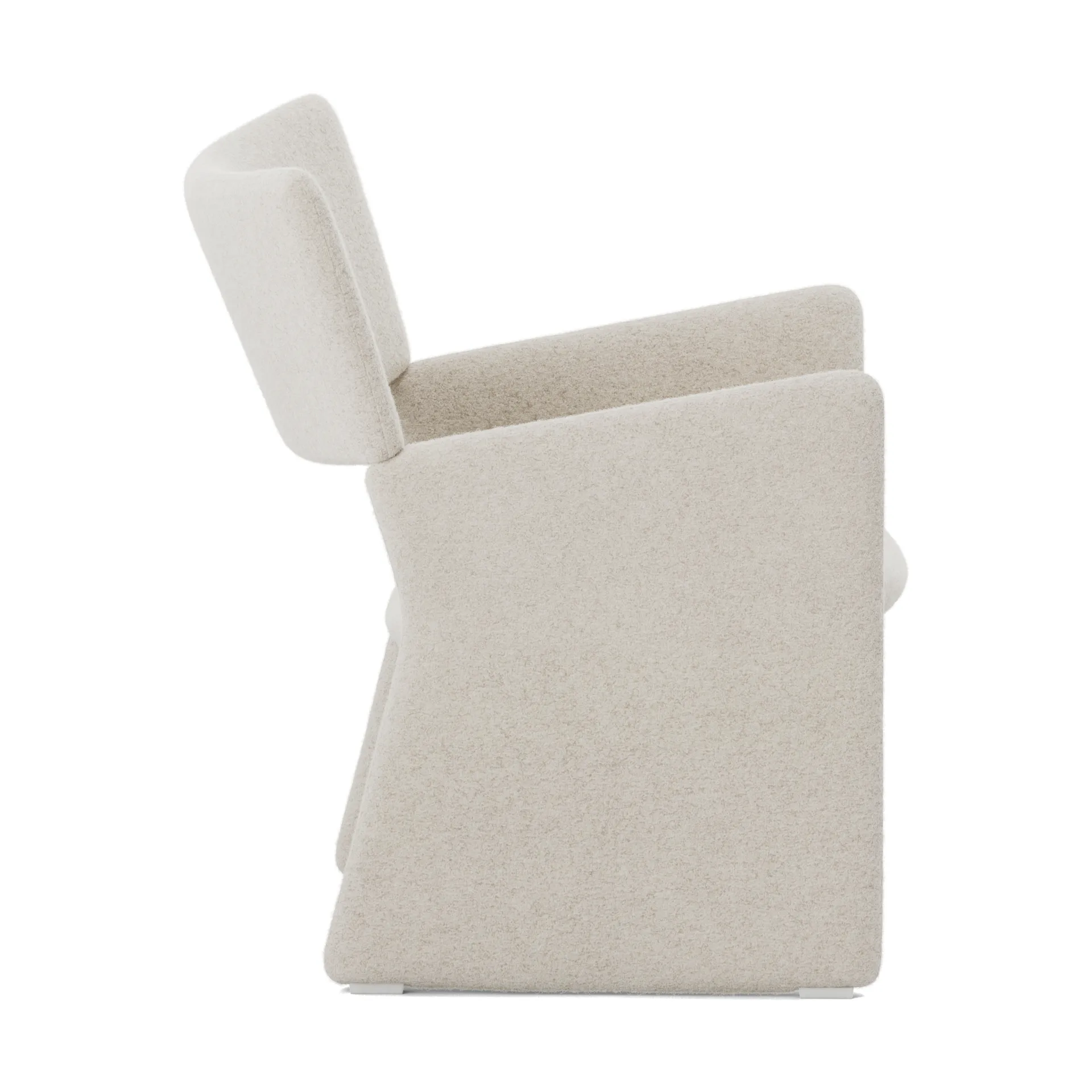 Crown Easy Chair lenestol, Spiral 21 Chalk Massproductions