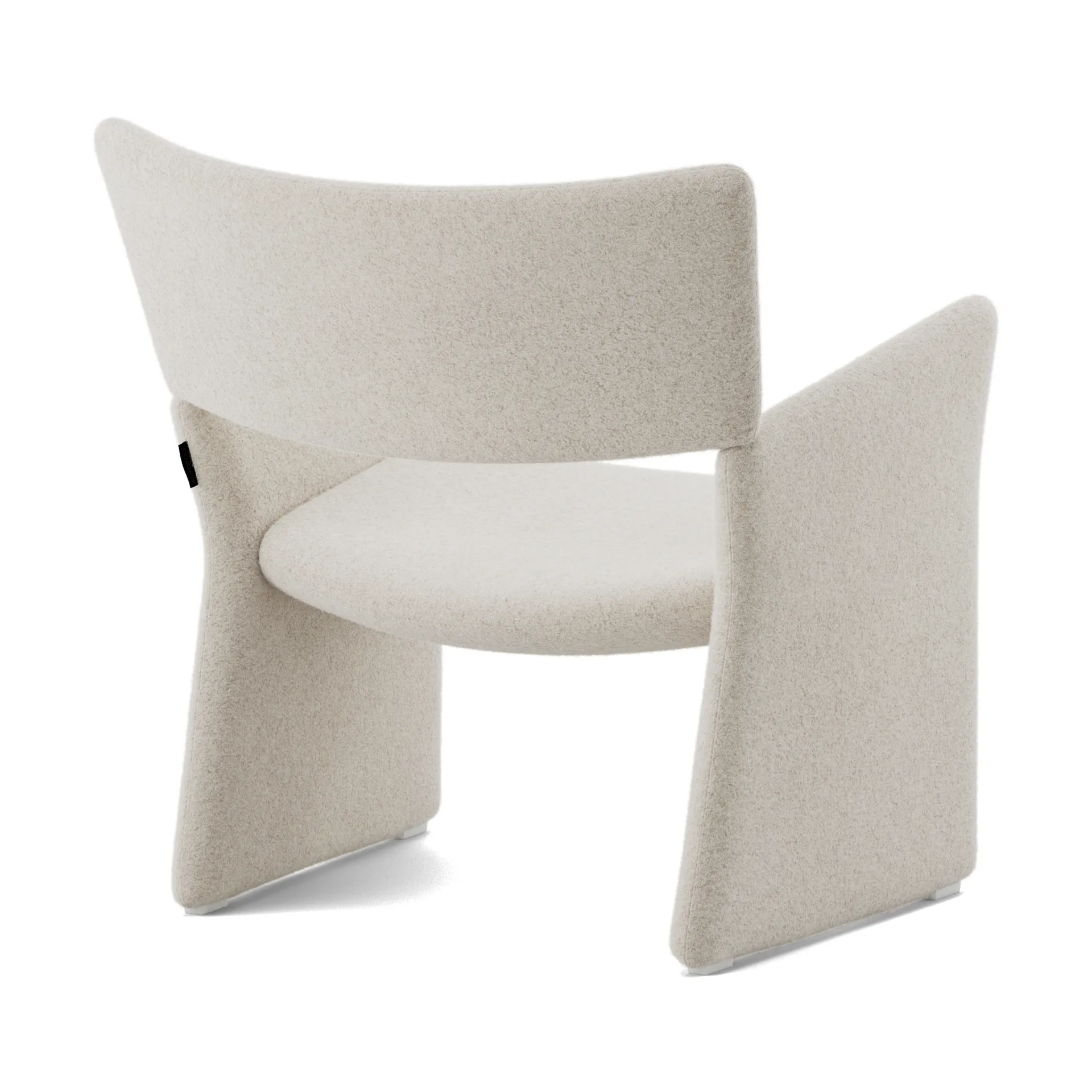 Crown Easy Chair lenestol, Spiral 21 Chalk Massproductions