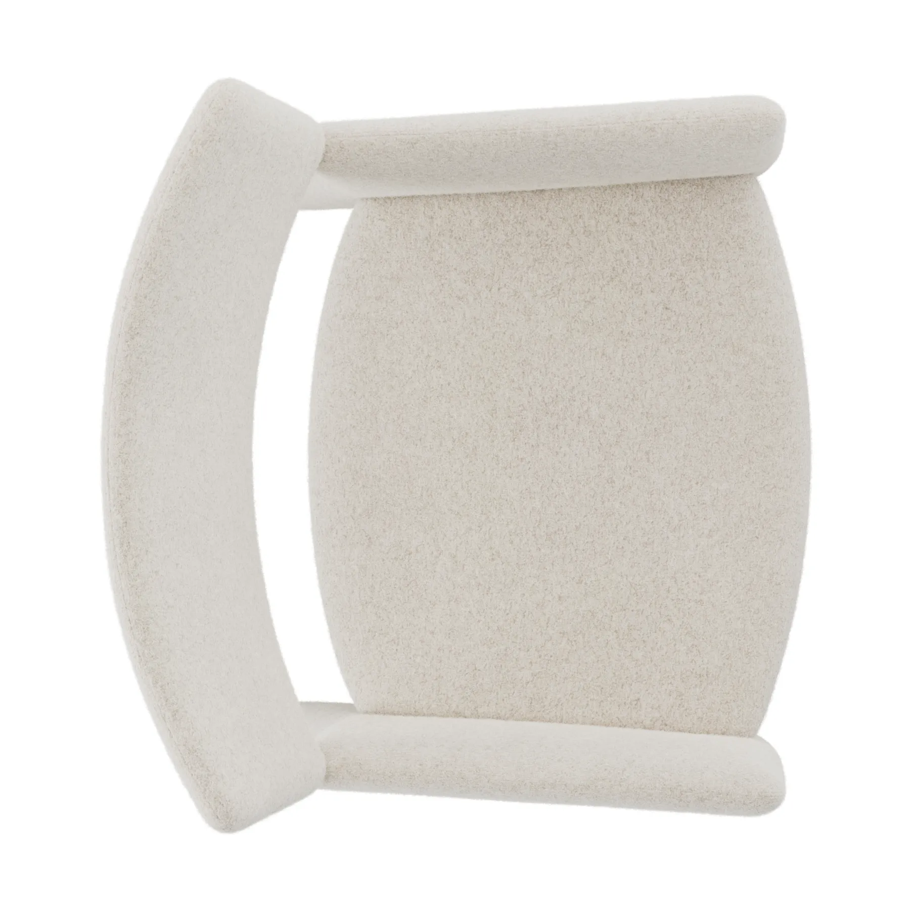 Crown Easy Chair lenestol, Spiral 21 Chalk Massproductions