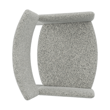 Crown Easy Chair lenestol - Spiral 23 Monochrome - Massproductions