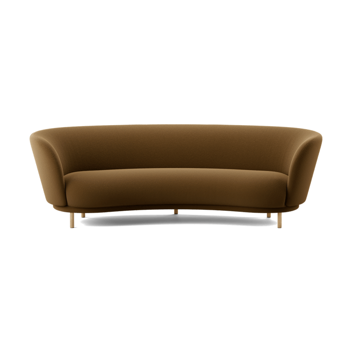 Dandy 3-seters sofa - Black oak - Kirkby Design, Spiral - 23 Monochrome - Massproductions