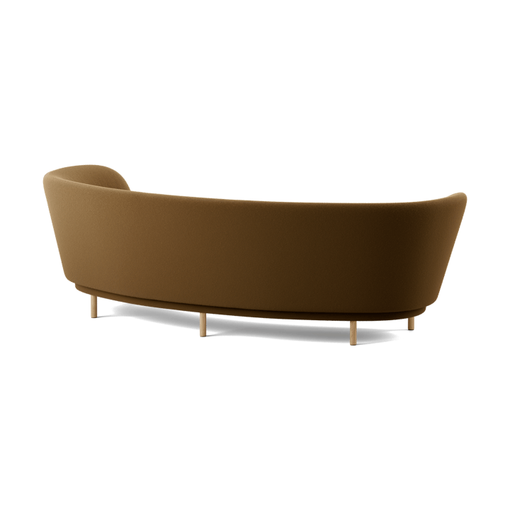 Dandy 3-seters sofa, Black oak - Kirkby Design, Spiral - 23 Monochrome Massproductions