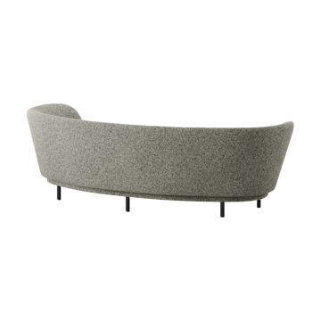 Dandy 3-seters sofa - Black oak - Kirkby Design, Spiral - 23 Monochrome - Massproductions