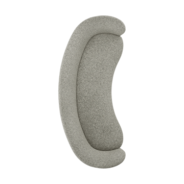 Dandy 3-seters sofa - Black oak - Kirkby Design, Spiral - 23 Monochrome - Massproductions
