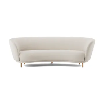 Dandy 3-seters sofa - Natural oak-Linara 05 Porridge - Massproductions