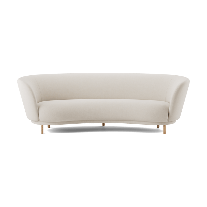 Dandy 3-seters sofa - Natural oak-Linara 05 Porridge - Massproductions