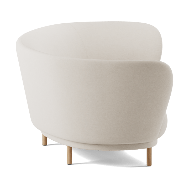 Dandy 3-seters sofa, Natural oak-Linara 05 Porridge Massproductions