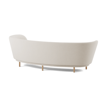 Dandy 3-seters sofa - Natural oak-Linara 05 Porridge - Massproductions