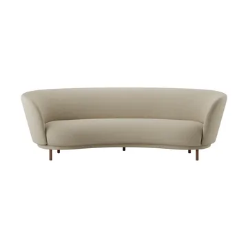 Dandy 3-seters sofa - Walnut-Ecriture 240 - Massproductions