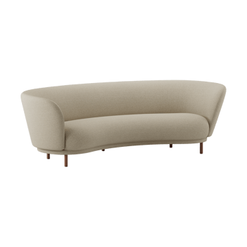 Dandy 3-seters sofa - Walnut-Ecriture 240 - Massproductions