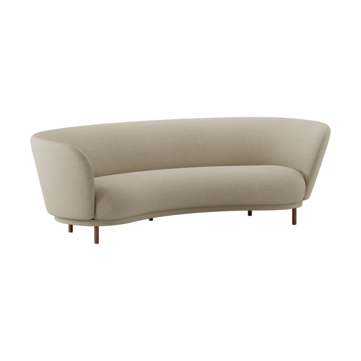 Dandy 3-seters sofa, Walnut-Ecriture 240 Massproductions