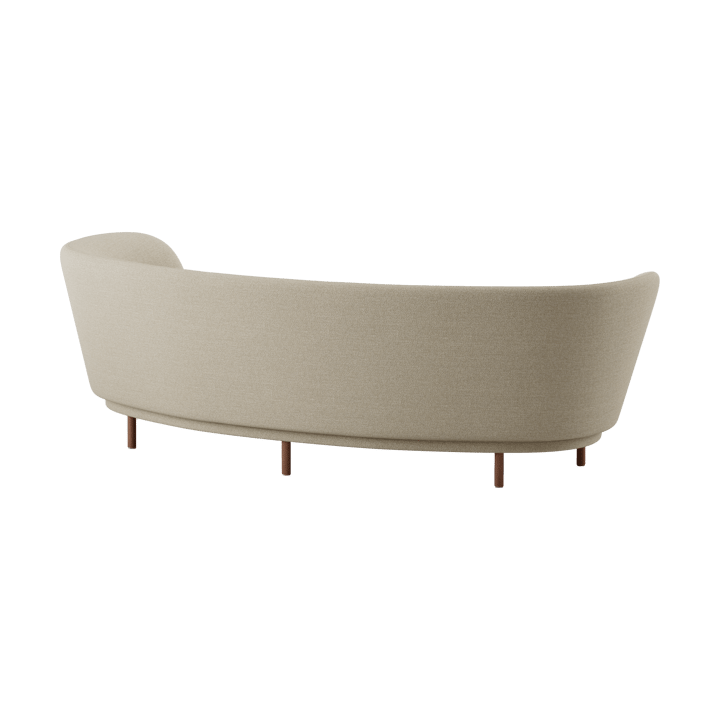 Dandy 3-seters sofa, Walnut-Ecriture 240 Massproductions