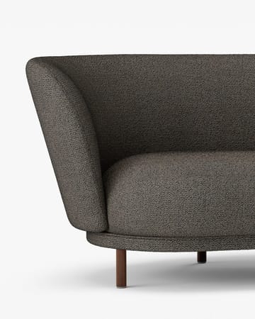 Dandy 3-siter sofa - Valnøtt-Sacho Safire 001 - Massproductions
