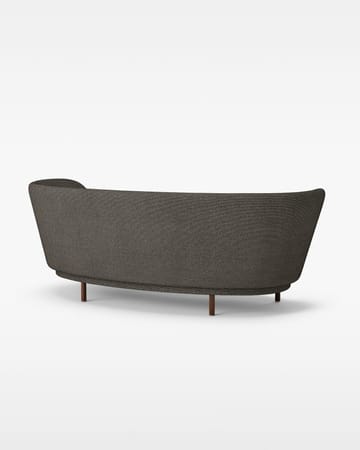 Dandy 3-siter sofa - Valnøtt-Sacho Safire 001 - Massproductions