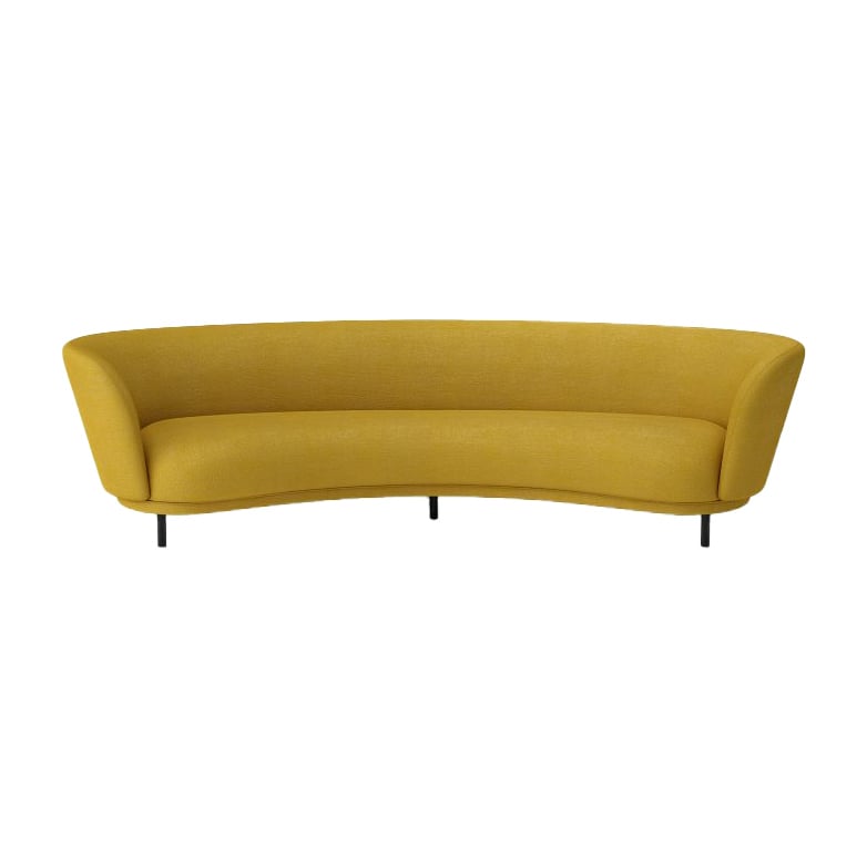 Massproductions Dandy 4-seter sofa Beiset eik-Sacho Safire 017