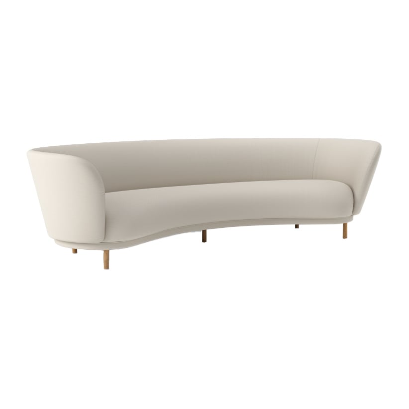 Massproductions Dandy 4-seter sofa Eik-Geneva Shingle-2854/120