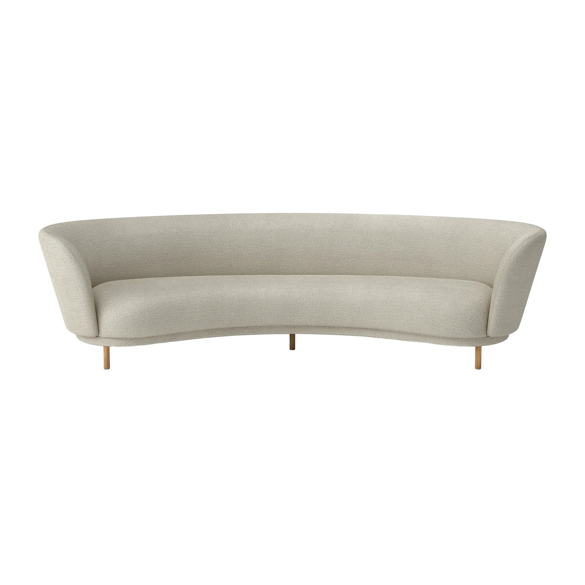 Dandy 4-seter sofa, Eik-Sacho Safire 007 Massproductions