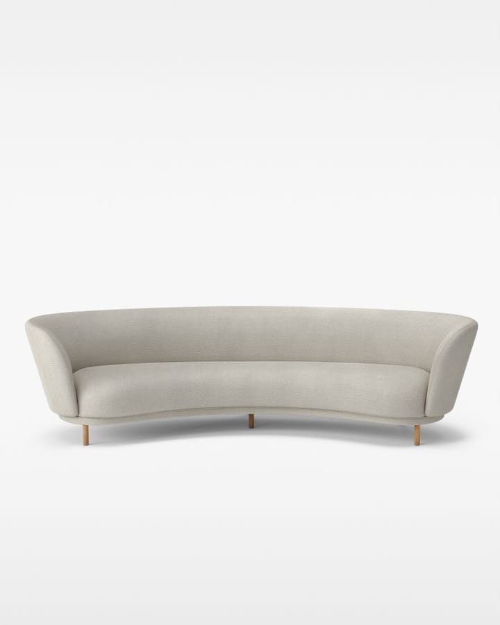 Dandy 4-seter sofa, Eik-Sacho Safire 007 Massproductions