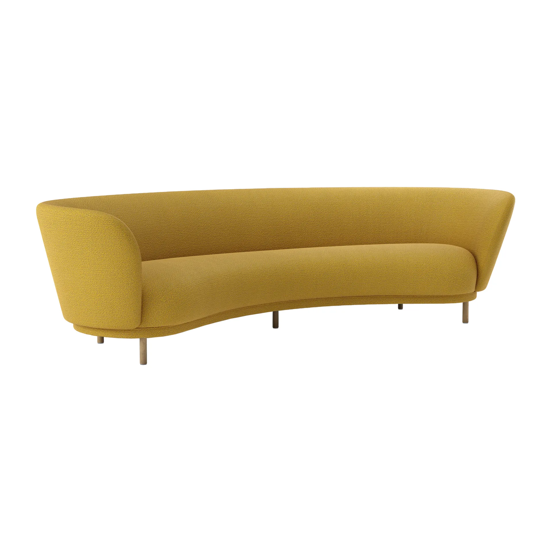 Dandy 4-seter sofa, Sacho Safire 017-eikeben Massproductions
