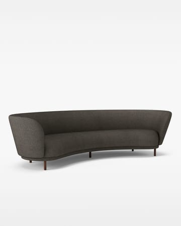 Dandy 4-seter sofa - Valnøtt-Sacho Safire 001 - Massproductions