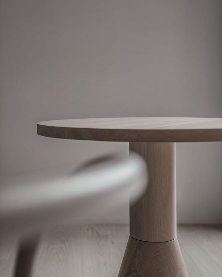 Draft matbord Ø 88 cm, Bøk Massproductions