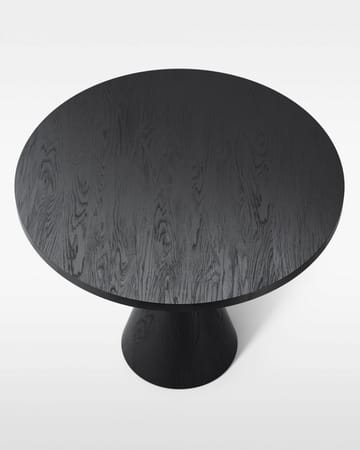 Draft matbord Ø 88 cm - Svartbeiset ask - Massproductions