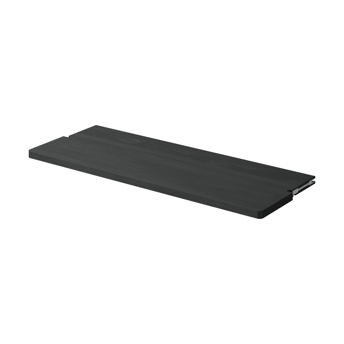 Massproductions - Gridlock Deep Shelf W800 (1 pc) - Black Stained Ash - Hyller & Hyllesystem - Chris Martin - Svart - Tre