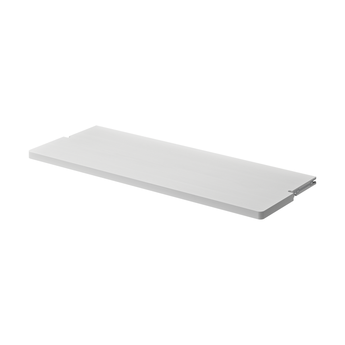 Massproductions - Gridlock Deep Shelf W800 (1 pc) - White Stained Ash - Hyller & Hyllesystem - Chris Martin - Hvit - Tre
