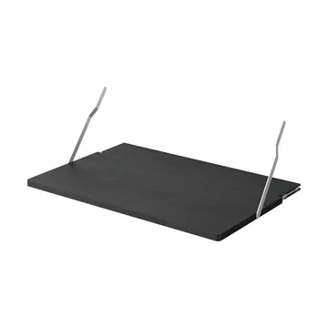 Gridlock Desk skrivebordshylleplate - Black stained Ash - Massproductions