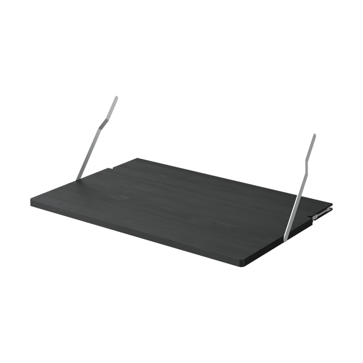 Gridlock Desk skrivebordshylleplate - Black stained Ash - Massproductions