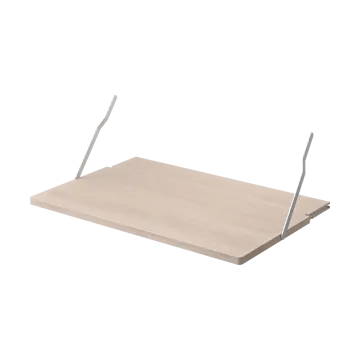 Gridlock Desk skrivebordshylleplate - Natural Ash - Massproductions