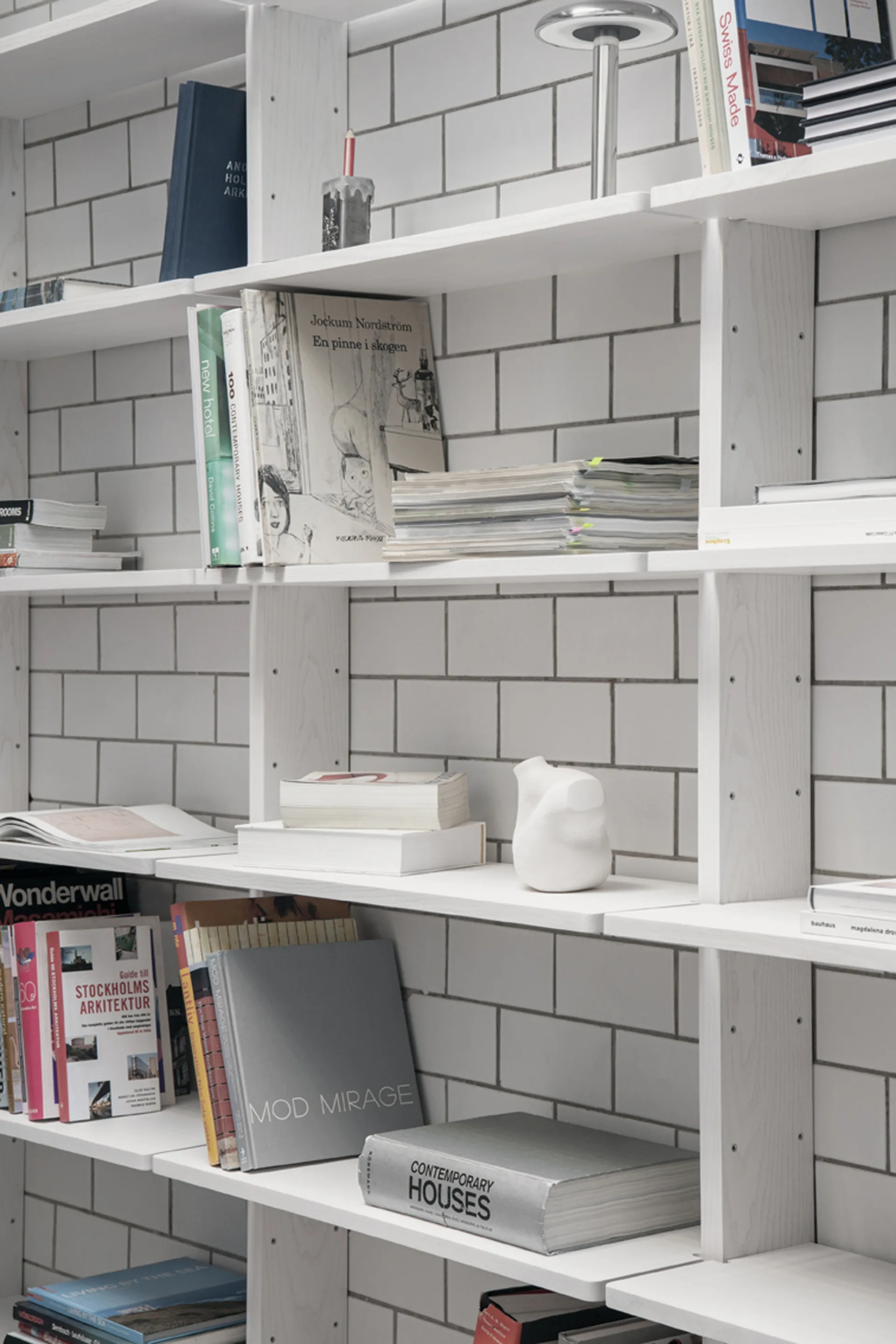 Gridlock Linking Panel H1820, White stained Ash Massproductions