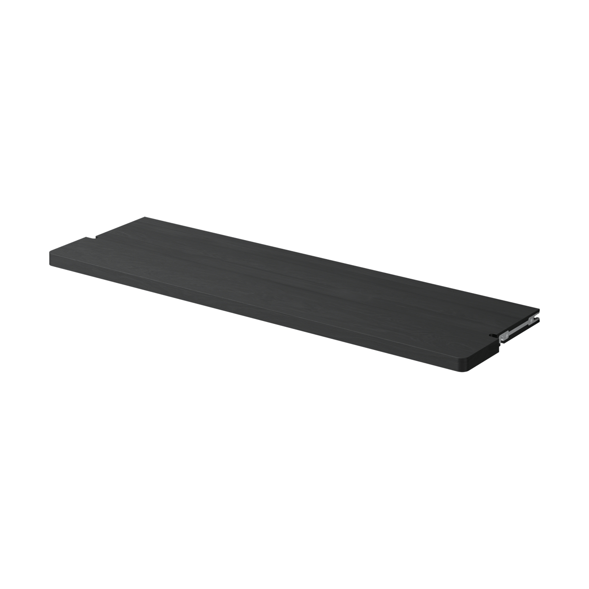 Massproductions - Gridlock Shelf W800 (1 pc) - Black Stained Ash - Hyller & Hyllesystem - Chris Martin - Svart - Tre