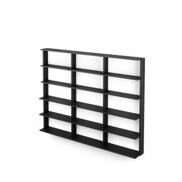 Gridlock – T3-A9-9 vegghylle - Black stained Ash - Massproductions