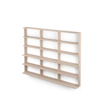 Gridlock – T3-A9-9 vegghylle - Natural Ash - Massproductions