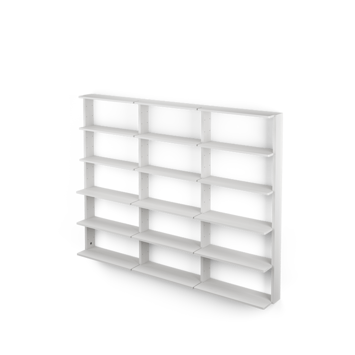 Gridlock – T3-A9-9 vegghylle - White stained Ash - Massproductions