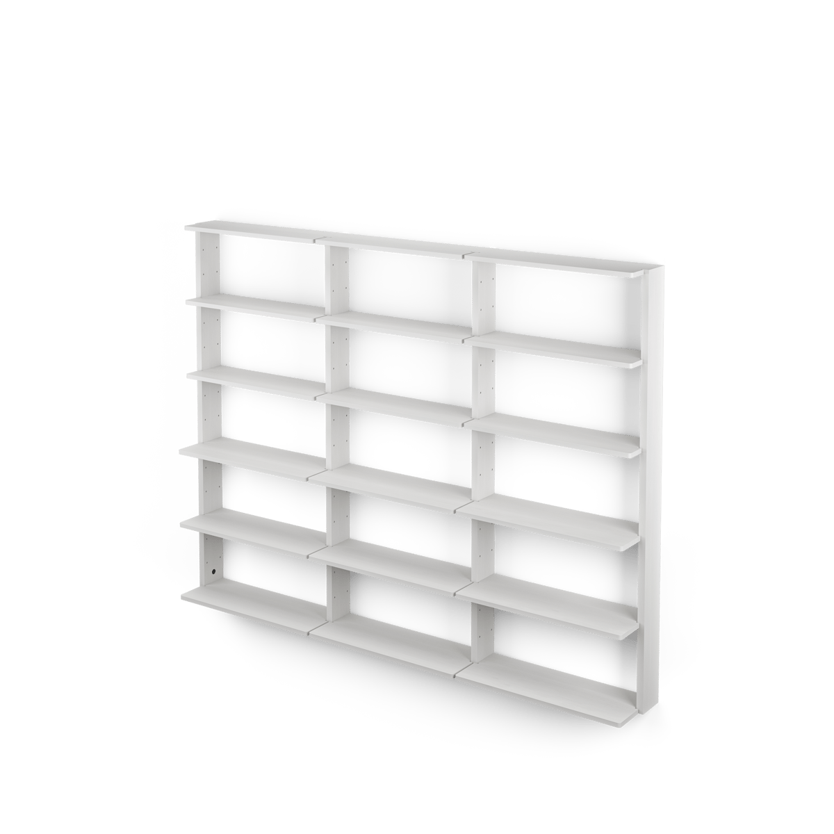 Massproductions Gridlock – T3-A9-9 vegghylle White stained Ash