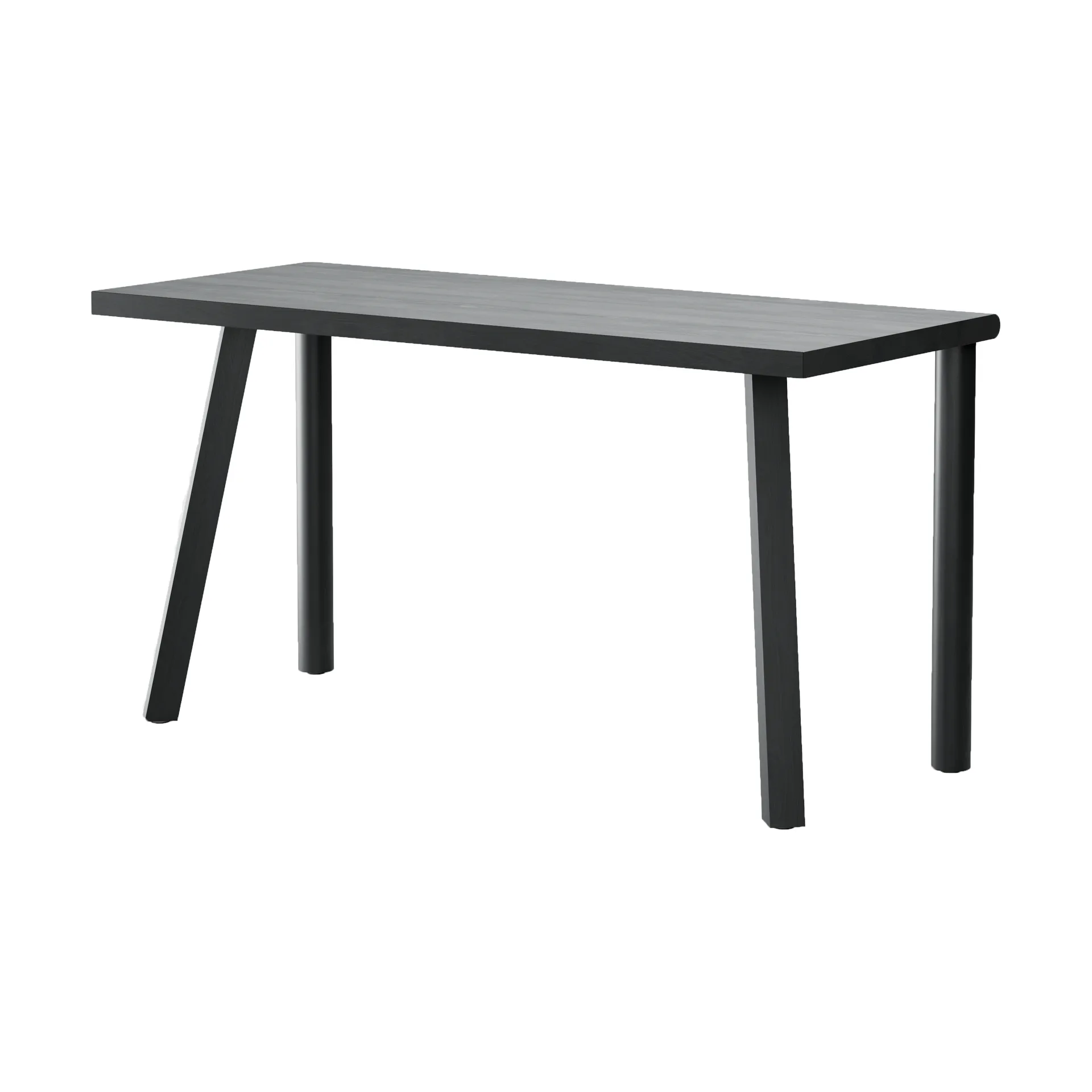 Homework skrivebord 140x60 cm, Svartbeiset ask Massproductions