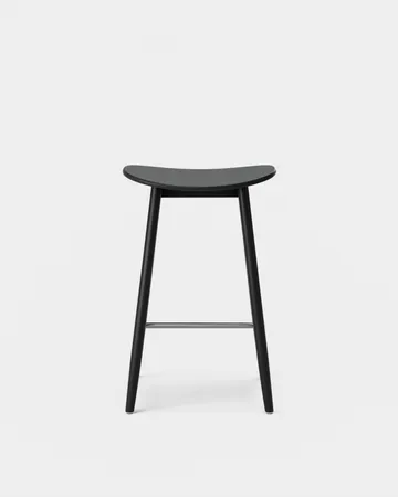 Icha barstol 65 cm - Svartbeiset bøk - Massproductions